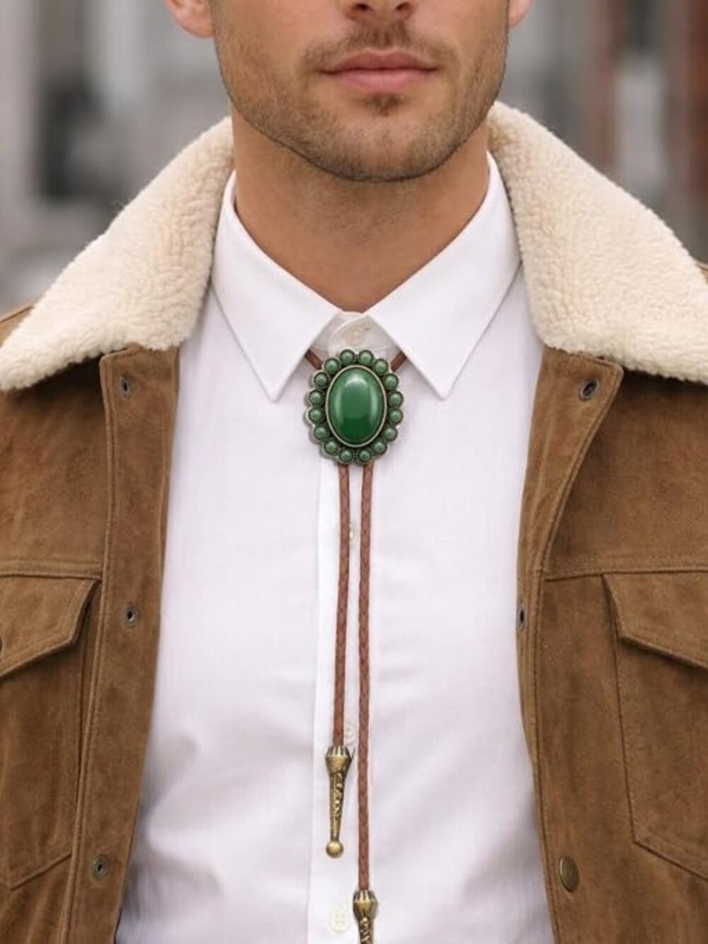 Rodeo Leather Vintage Bolo Tie